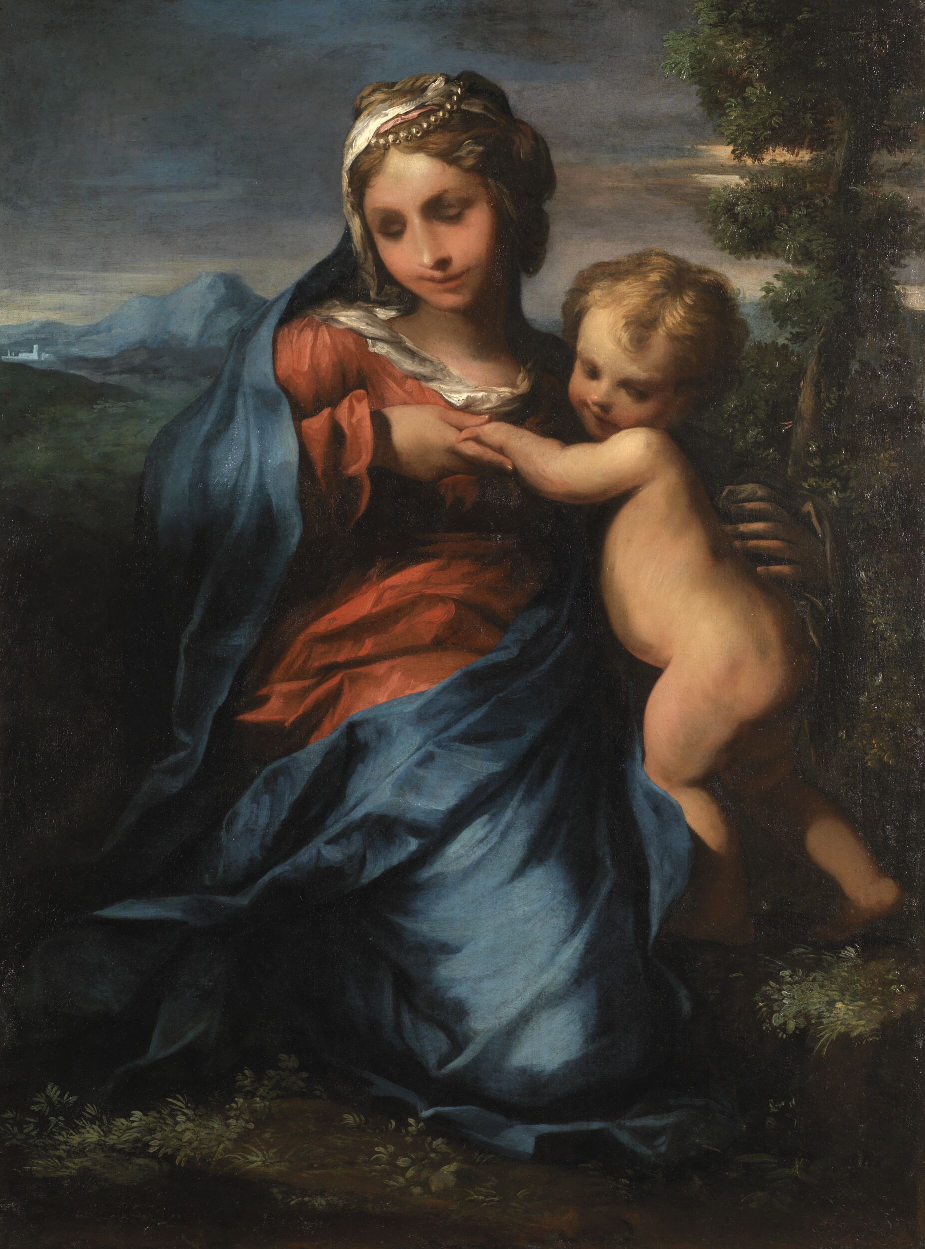 Virgin and Child by Attributed toGiulio Cesare Amidano (Artists)