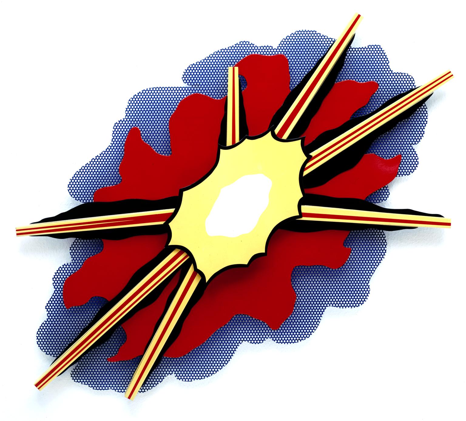 Wall Explosion II by Roy Lichtenstein
