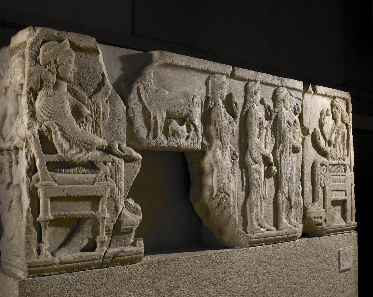 West, central panel from the Harpy Tomb (Panel 7)