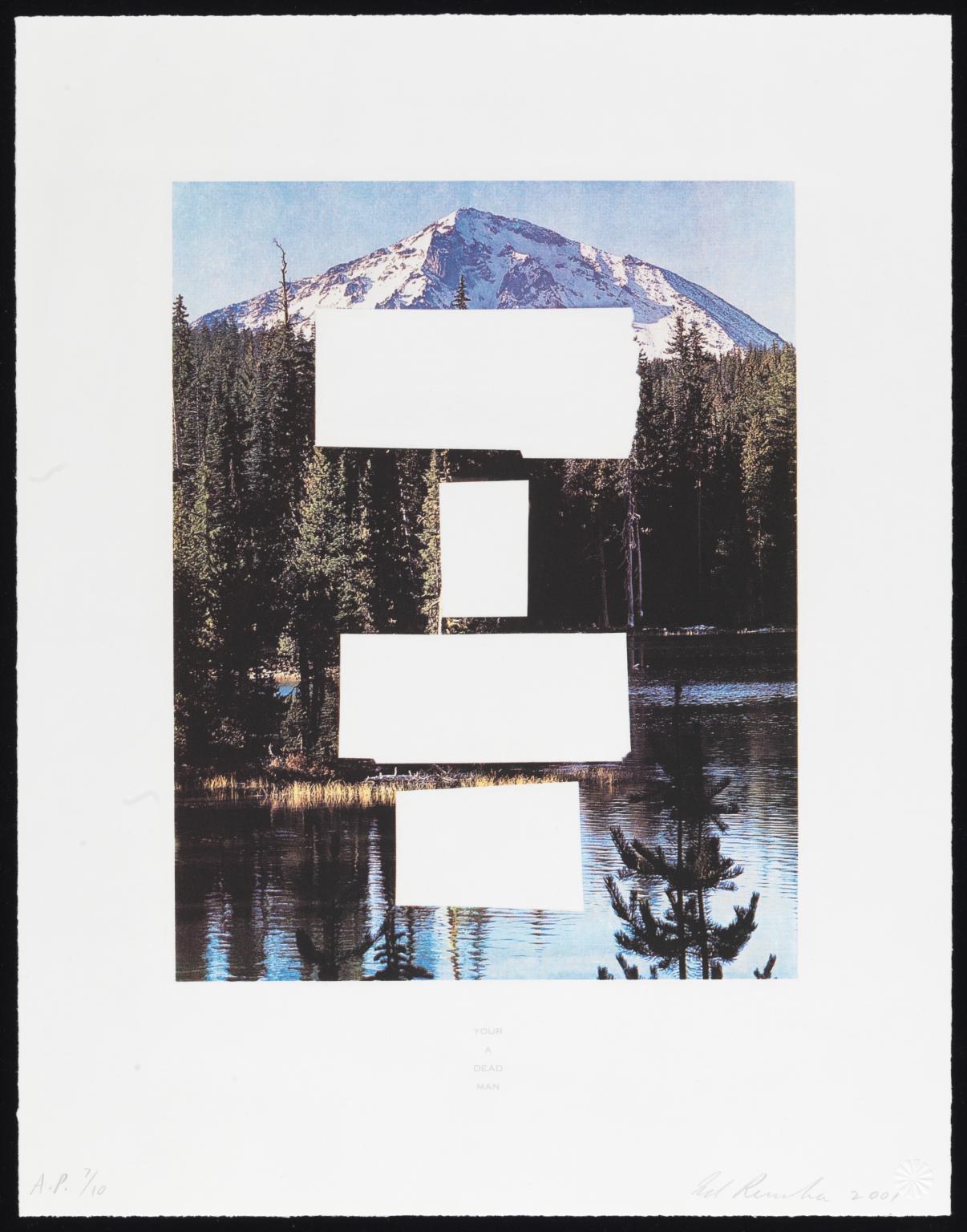 Your A Dead Man (Country Cityscapes series) by Edward Ruscha